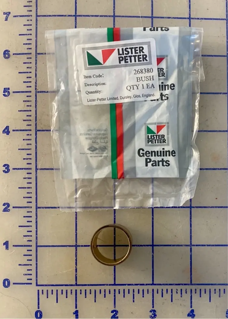 268380 Small End Bushing (Con Rod), For Lister Petter Ac1 And The Ad1 Engines. 1
