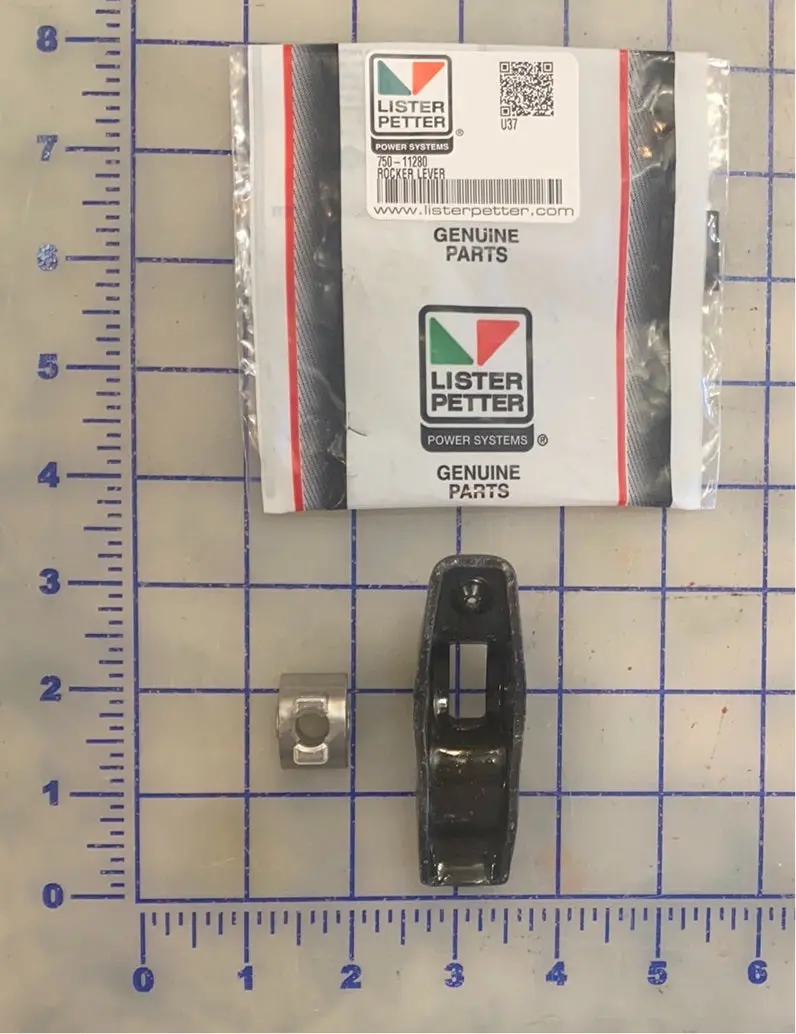 750-11280 Rocker Lever Kit Used On Lister Petter Lpa, Lpw, G/S/T Alpha Engines. 1