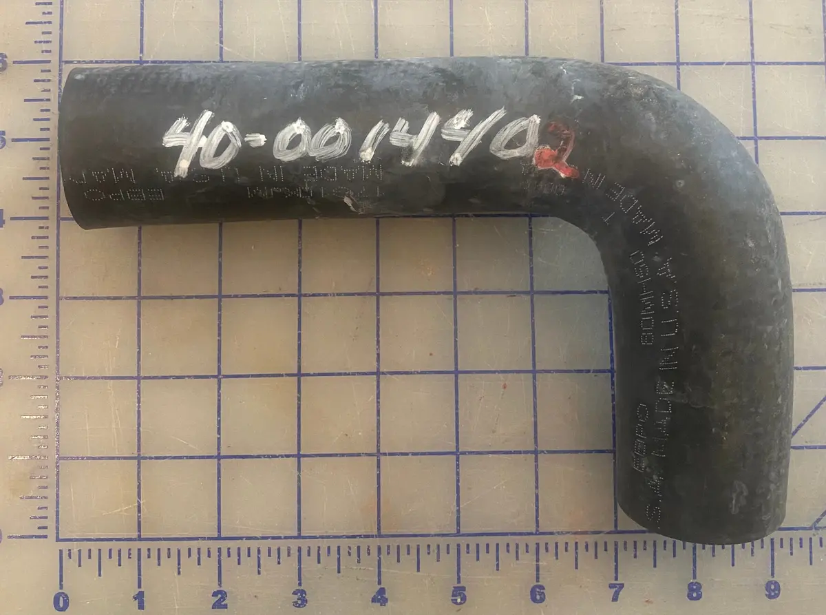 40-0014402 Radiator Hose, Hercules Radiator Hose For The 1600 Or The 2300 Series Engines. 1