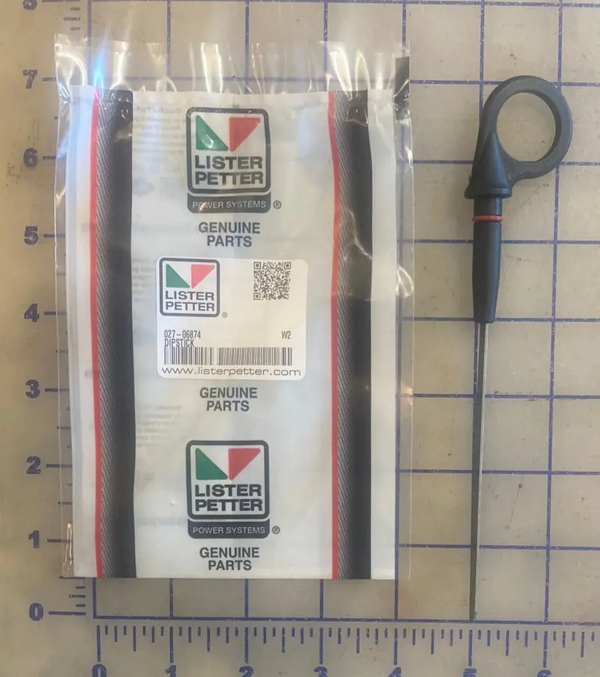 027-06874 Dipstick, Works With Lister Petter Models,Tx, Tr And Ts Engines. 1