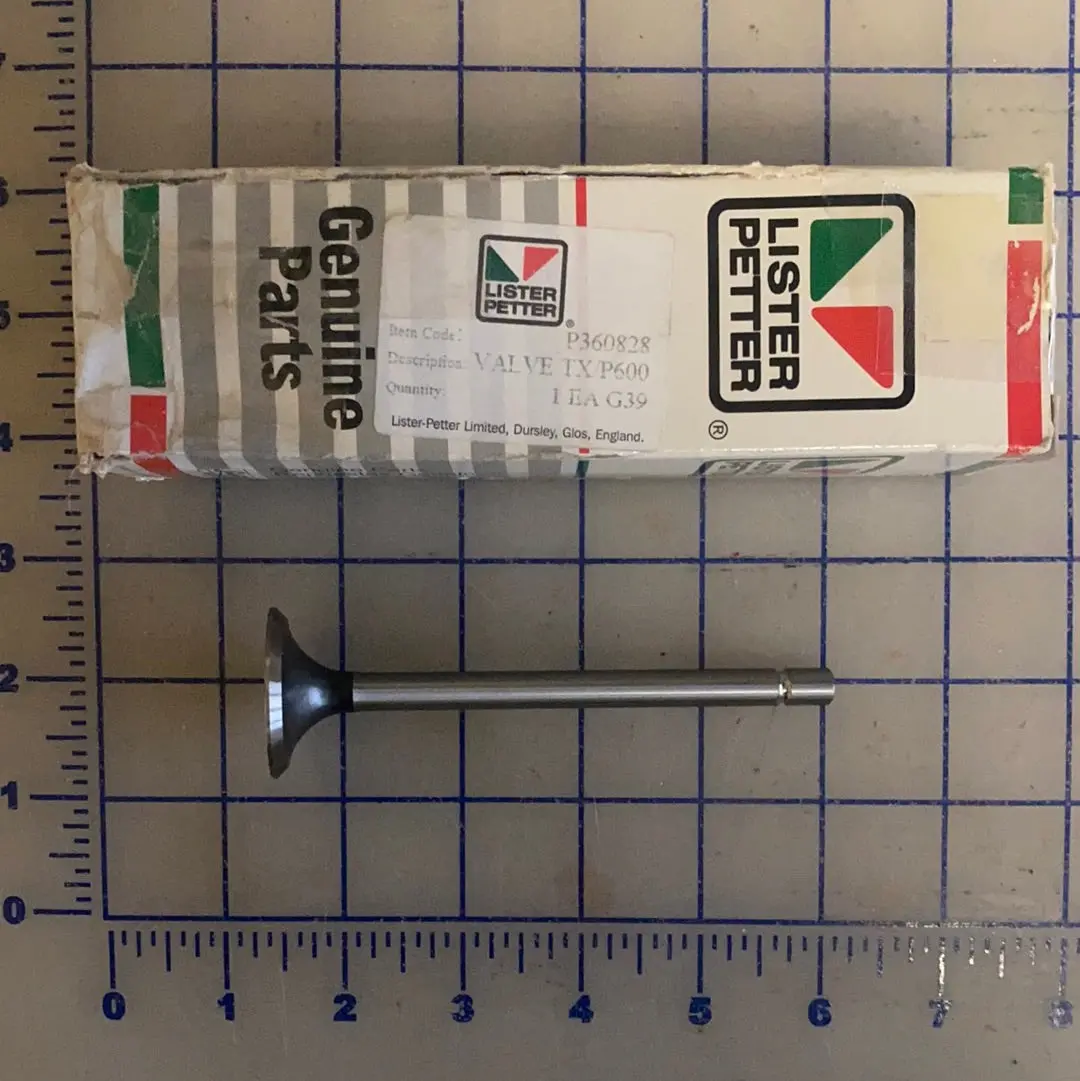 360828 Exhaust Valve, Tx And P600 Lister Petter Model Engines. 1