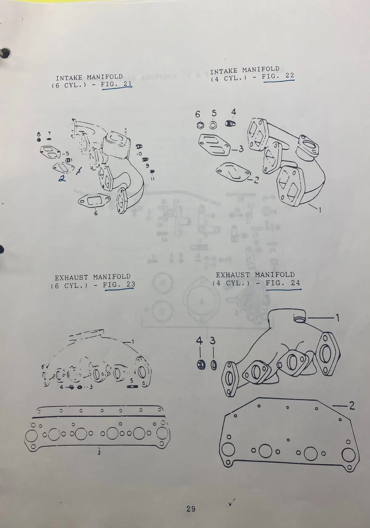 255346-00-00 Gasket, Intake Manifold, Used On The 2300 And 3400 Series Hercules Gas And Diesel Engines. 2