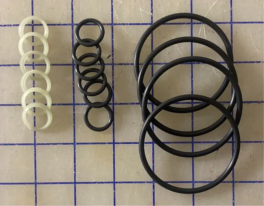 7587 Seal Kit, For Hydraulic Control Valve(10362), Used On The Rd-40 And The Rd-90 Screens. 1