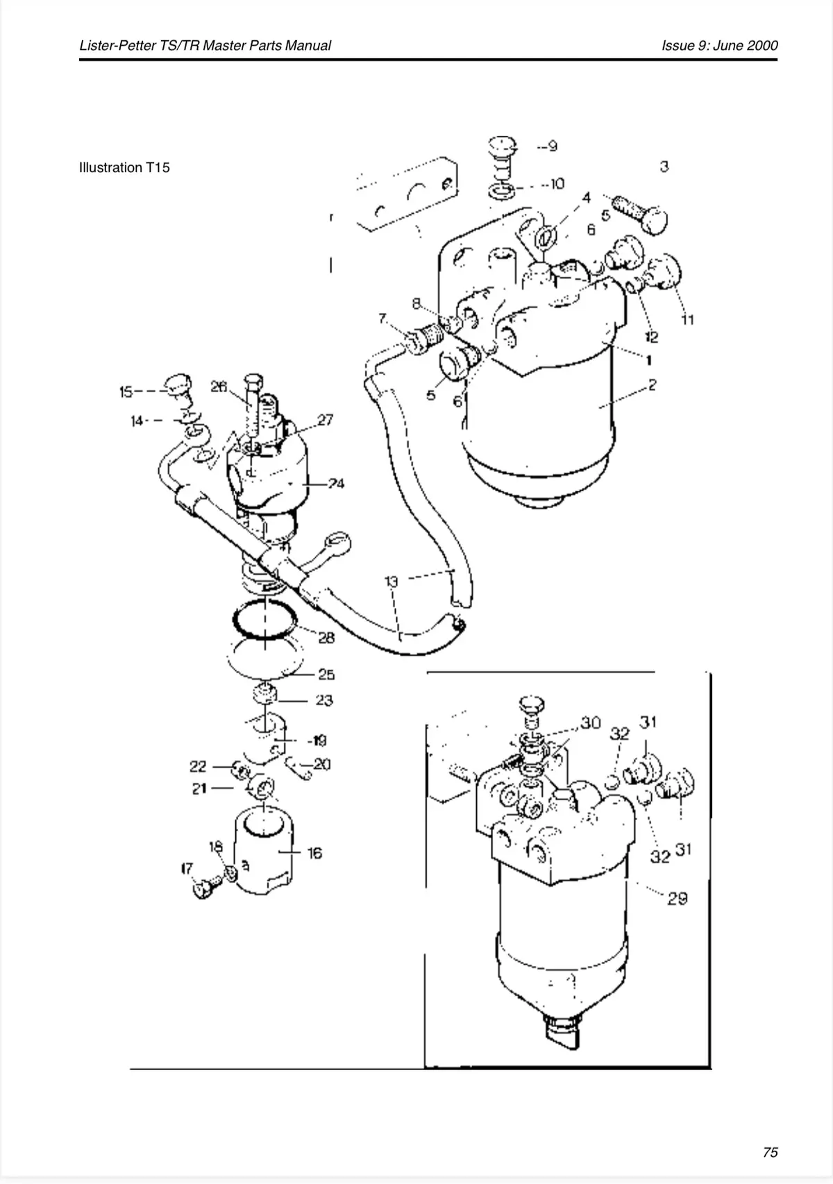 202-46300 Fuel Pipe, Used On The Ts/Tr Model Lister Petter Engines. This Part Has Superseded Part Numbers 202-37511 And 202-32161. 2 Cylinder Engines Only. 1