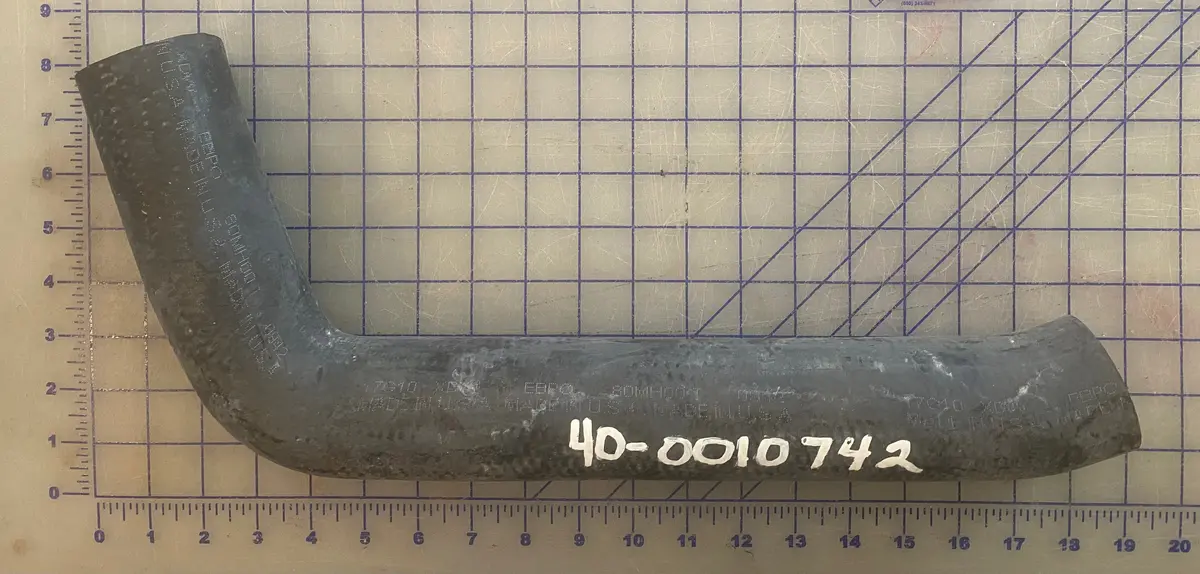 40-0010742 Radiator Hose, Hercules Radiator Hose. The Original Part Number For This Hose Was 255711 1