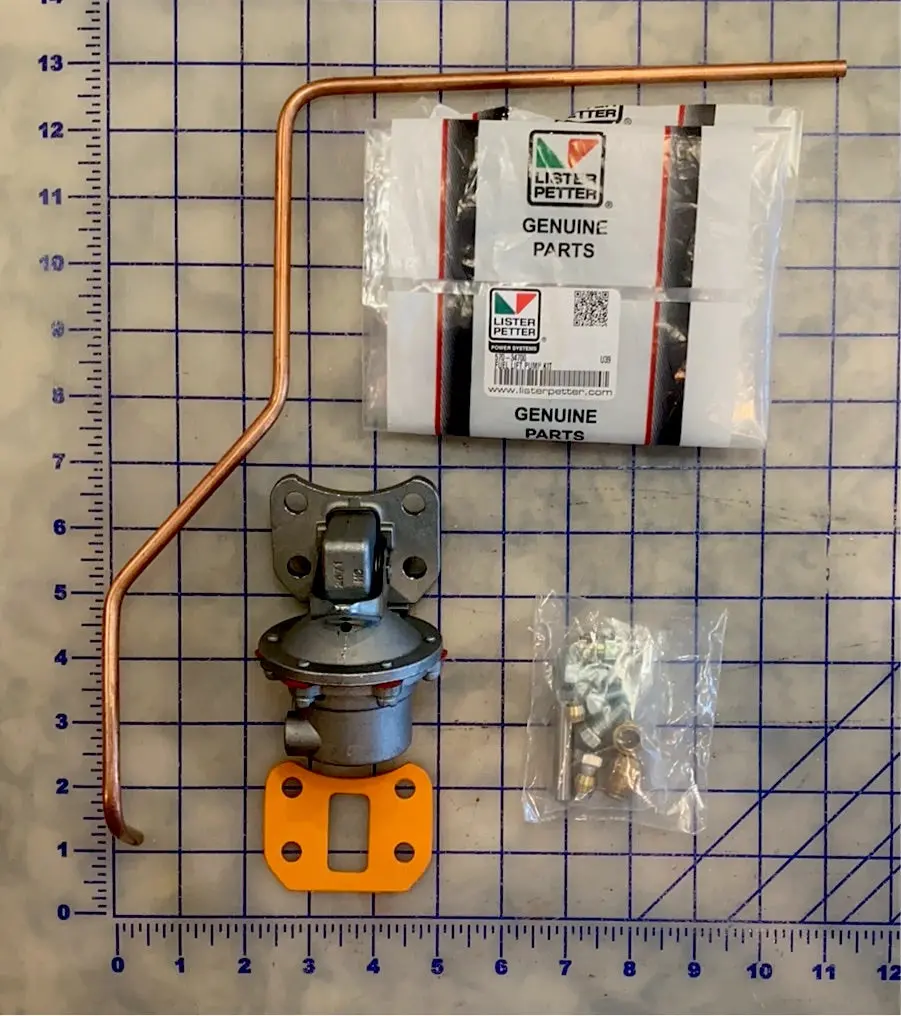 570-34700 Fuel Lift Pump Kit, Used With The Lister Petter Model Ts/Tr 3 Engines. 1