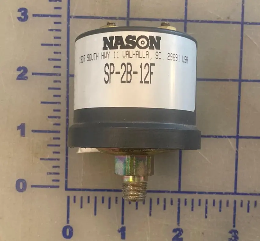 Sp-2B-12F Nason Low Oil Pressure Switch, Commonly Used On The Dmt Generators 1
