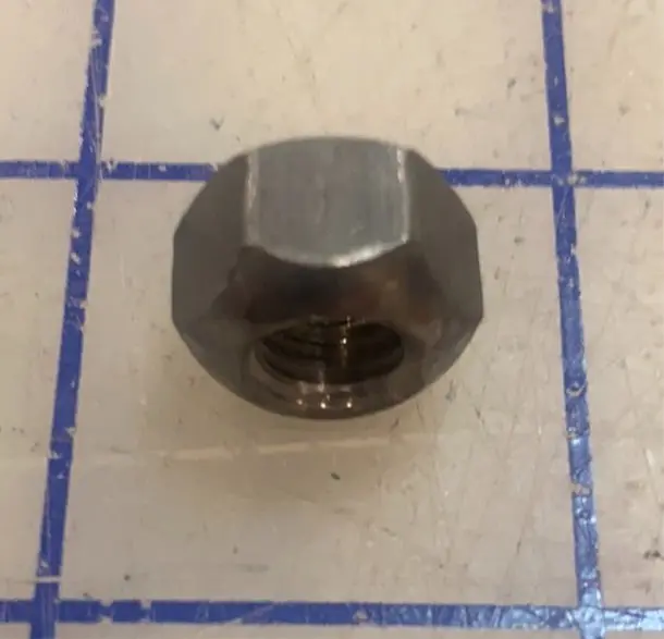 751-11460 Nut (Hold Down), Used To Hold Down The Injector On A Alpha Series Engine Lpa, Lpw/S/T 2, 3 And 4 Cylinder Engines. 1