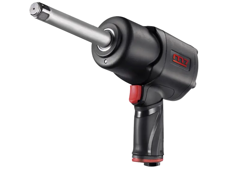 3/4" Dr. Extended Air Impact Wrench, Twin Hammer Type, 1500Ft-Lb 1
