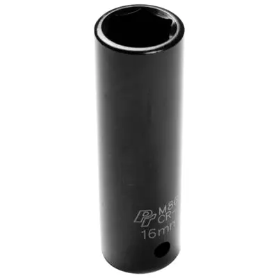 1/2" Drive 16Mm 6 Point Deep Impact Socket | M866 Performance Tool 1
