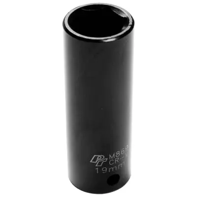 1/2" Drive 19Mm 6 Point Deep Impact Socket | M869 Performance Tool 1