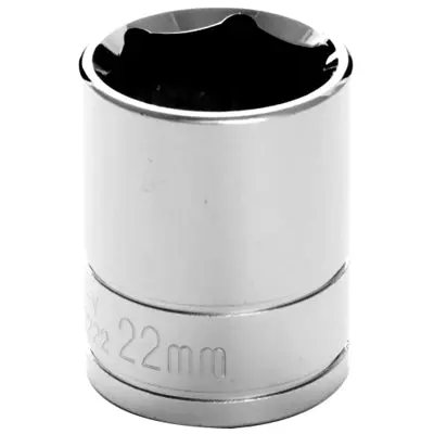 1/2" Drive 22Mm 6-Point Standard Socket | W32222 Performance Tool 1