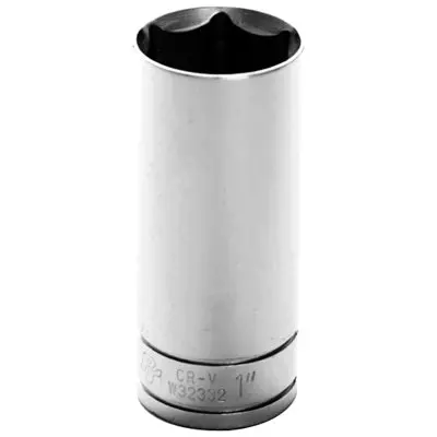 1/2 In. Drive 1" 6 Point Deep Socket | W32332 Performance Tool 1