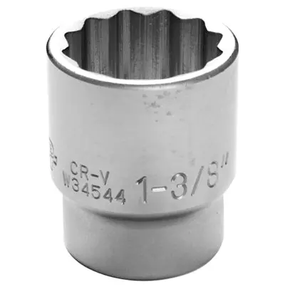 3/4" Drive 1-3/8" 12 Point Standard Socket | W34544 Performance Tool 1
