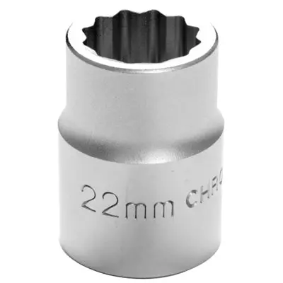 3/4" Drive 22Mm 12 Point Standard Socket | W34822 Performance Tool 1