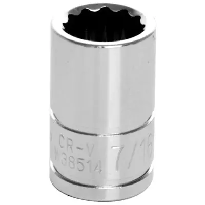 3/8" Drive 7/16" 12 Point Standard Socket | W38514 Performance Tool 1
