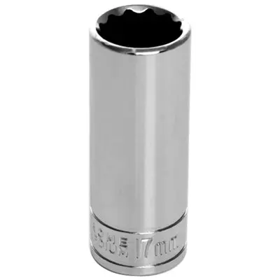 3/8" Drive 17Mm 12 Point Deep Socket | W38717 1