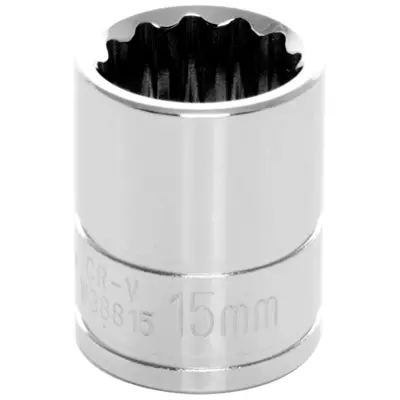 3/8" Drive 15Mm 12 Point Standard Socket | W38815 Performance Tool 1