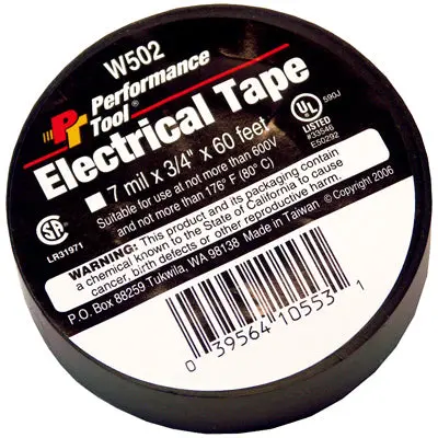 3/4" X 60' Electrical Tape | W502 Performance Tool 1