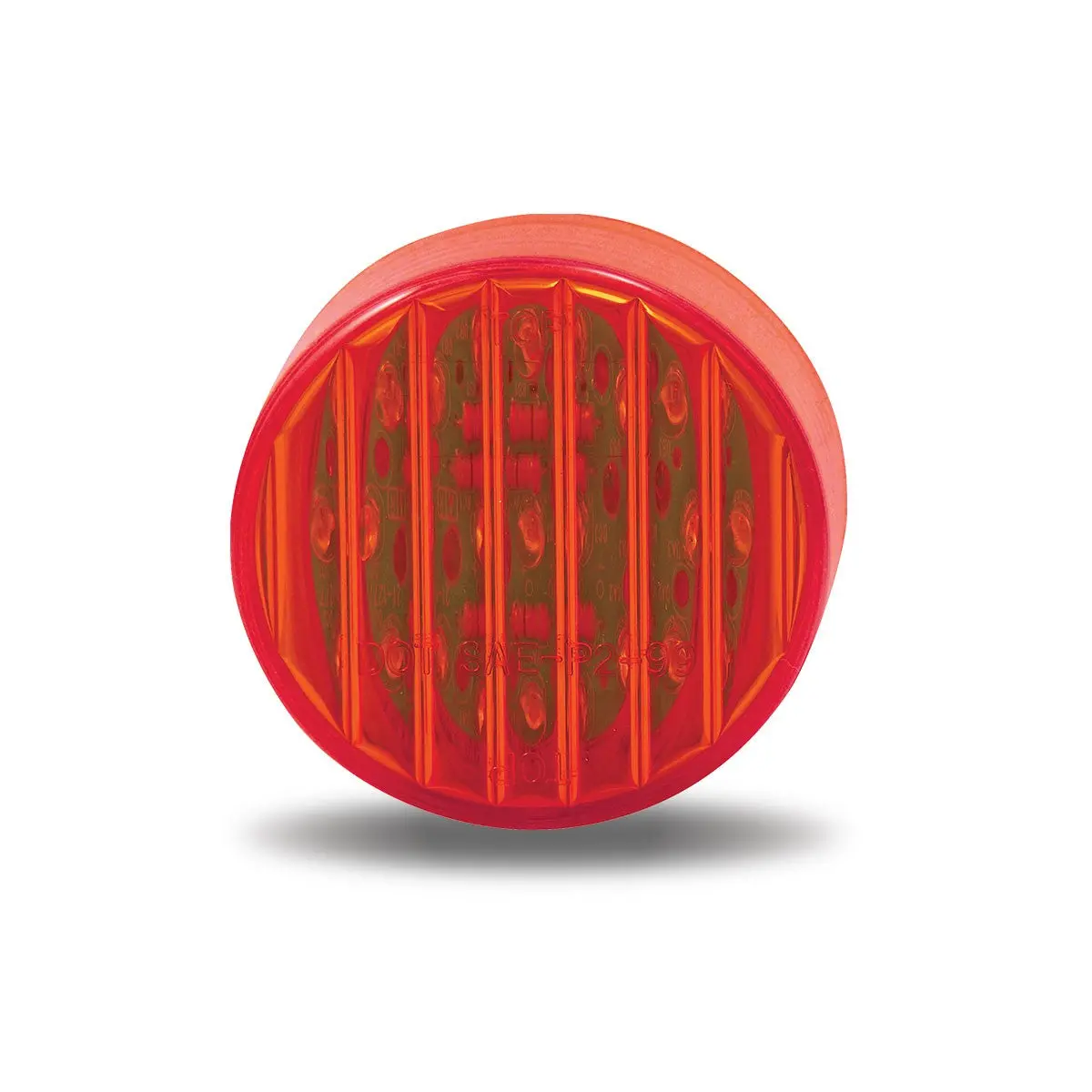 2" Red Marker Round Led Light - 9 Diodes | Tled-2R Trux Accessories 1