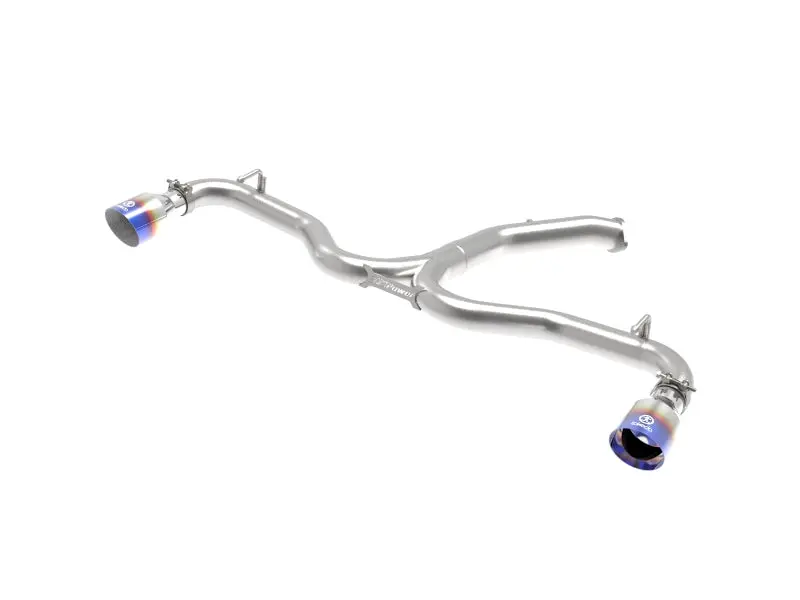 Afe Takeda Axle-Back Exhaust System For 2018 Hyundai Elantra Gt Sport – 3-Inch Stainless Steel With Blue Flame Tip 1