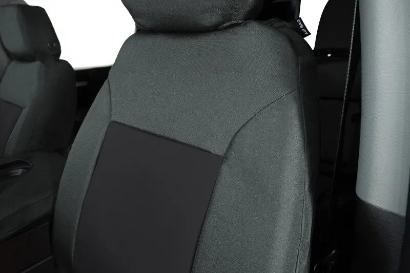 Covercraft Endura Precisionfit Front Row Seat Covers For 2022–2024 Chevrolet Silverado – Charcoal/Black 1