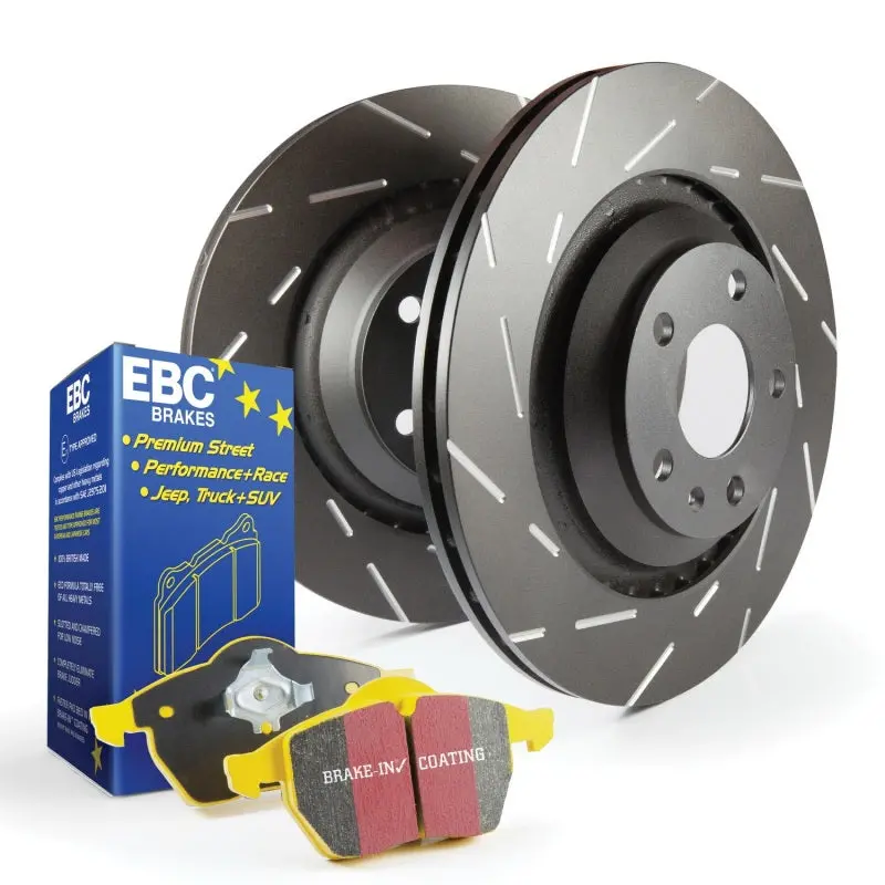 Ebc Yellowstuff High-Performance Brake Kit – S9 Series Pads & Usr Drilled/Slotted Rotors 1