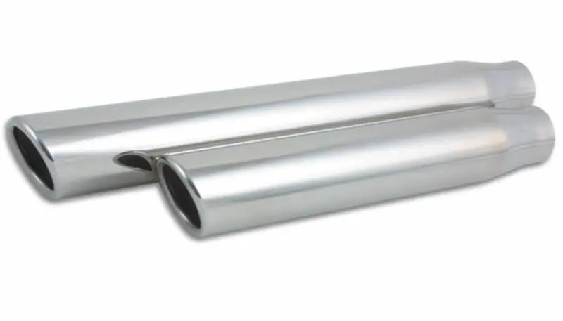 Vibrant Performance 3-Inch Stainless Steel Exhaust Tip – Angle-Cut, Rolled Edge, 2.5-Inch Inlet 1