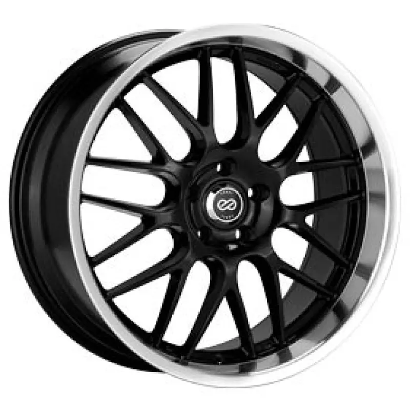 Enkei Lusso 20X8.5 Wheel – 5X114.3 Bolt Pattern, 40Mm Offset, Black W/ Machined Lip 1