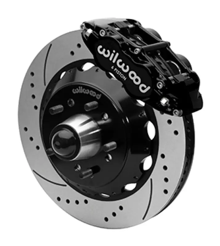Wilwood Forged Superlite 6R Big Brake Kit – Front Hub Assembly, Black Powder Coat For 1988–1998 Gmc C1500 1