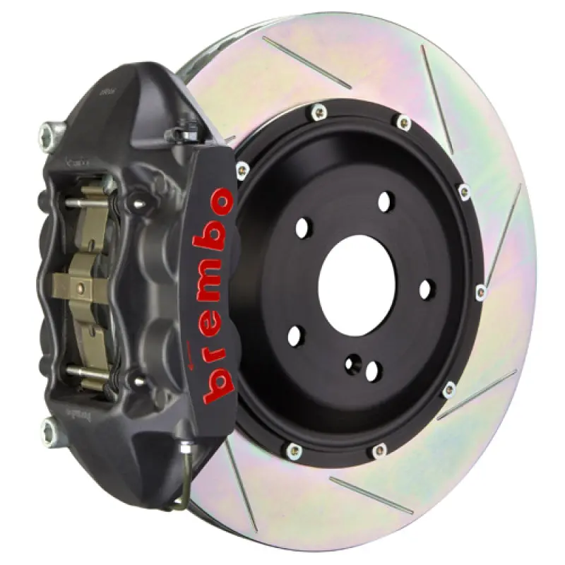 Brembo Gts Big Brake Kit For 2008–2013 Bmw 135I – Rear, 4-Piston Calipers, 345X28Mm Slotted 2-Piece Rotors 1