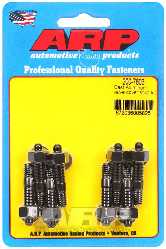 Arp Cast / Aluminum Hex Valve Cover 1/4In X 20 1.5In Oal Stud Kit 1