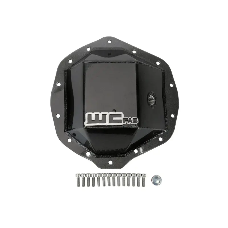 Wehrli Wcfab Grey Rear Differential Cover For 2001–2019 Chevrolet Duramax & 2003–2019 Dodge Cummins – 11.5In Aam Housing 1