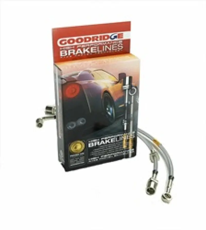 Goodridge Stainless Steel Brake Line Kit For 1985 Ford Mustang 5.0L V8 2
