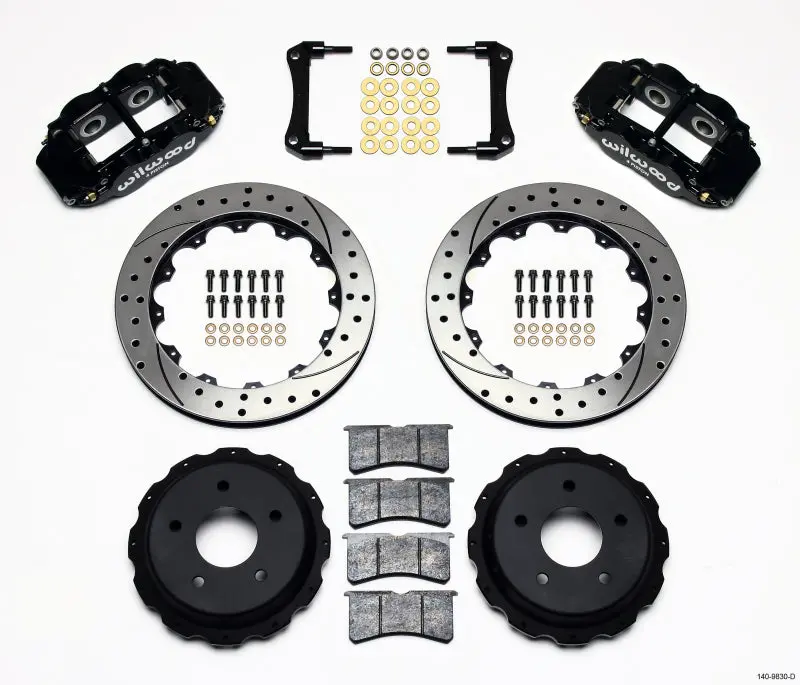 Wilwood Narrow Superlite 4R Rear Brake Kit — 12.88-Inch Drilled Rotors For 1998–2002 Camaro/Firebird 1