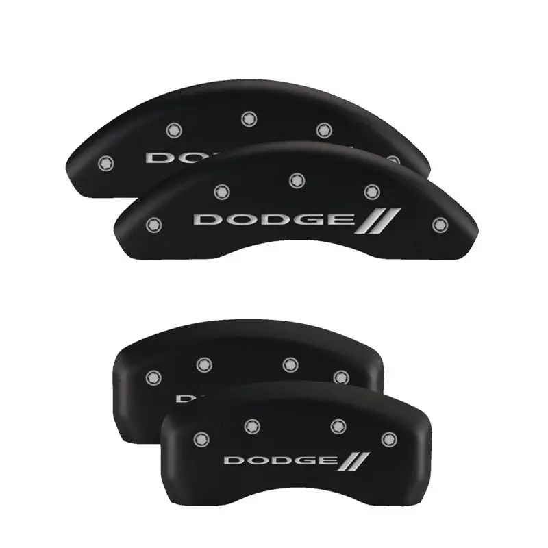 Mgp Engraved 4-Piston Caliper Covers – Front & Rear, Rt1-Truck Yellow With Black Chrome Accents 2