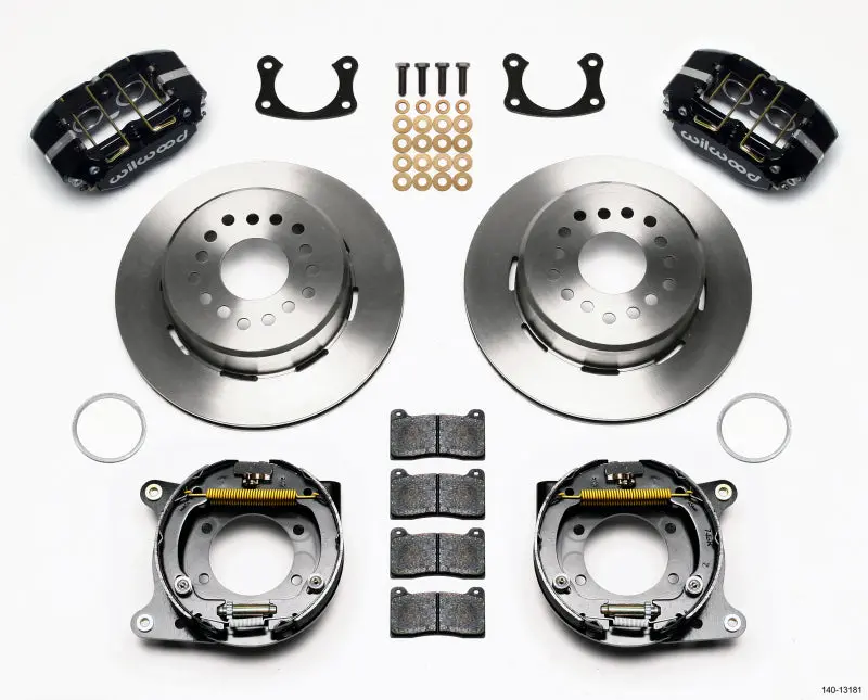 Wilwood Dynapro Lug-Mount Power Steering Parking Brake Kit For Big Ford With 2.5-Inch Offset 1