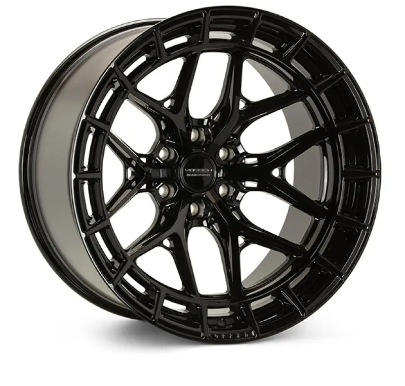 Vossen Hfx-1 22X12 / 6X135 Bp / Et-44 / 87.1 Cb / Ultra Deep - Gloss Black Wheel 1