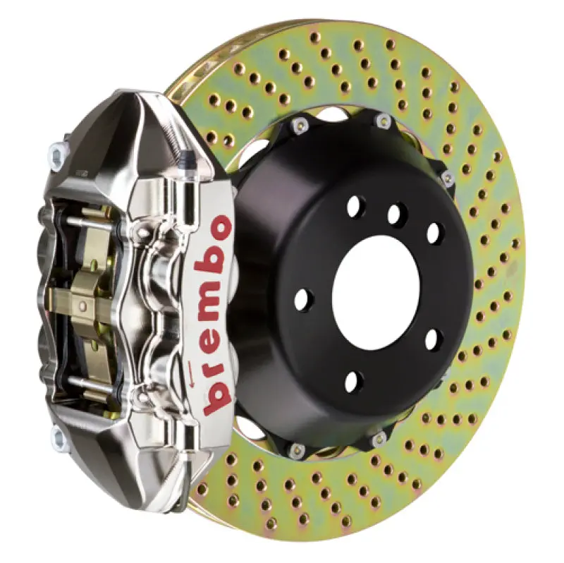 Brembo Gtr Big Brake Kit – Rear, 4-Piston Billet Calipers, 345X28Mm Drilled Two-Piece Rotors For 2015–2018 Bmw M3 (Excl. Competition) 1
