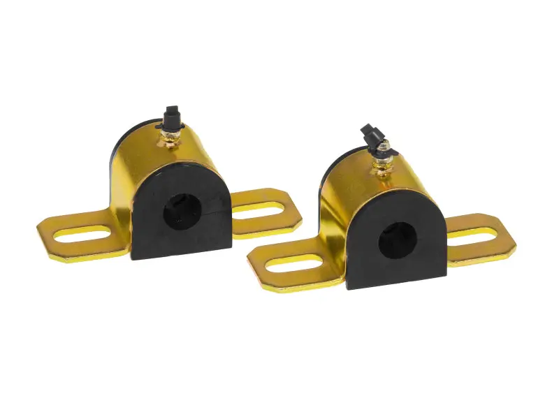 Prothane Greasable Universal Sway Bar Bushings – 1/2In Id, Type A Bracket, Black 1