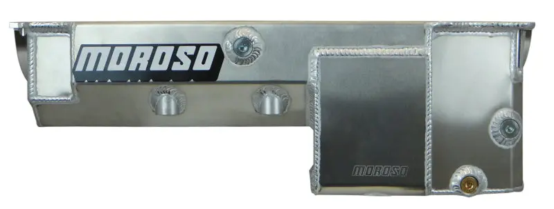 Moroso Aluminum Wet Sump Oil Pan For Chevrolet Big Block Mark Iv Engines – 6–7 Quart Capacity With Dual Power Kick-Outs 1
