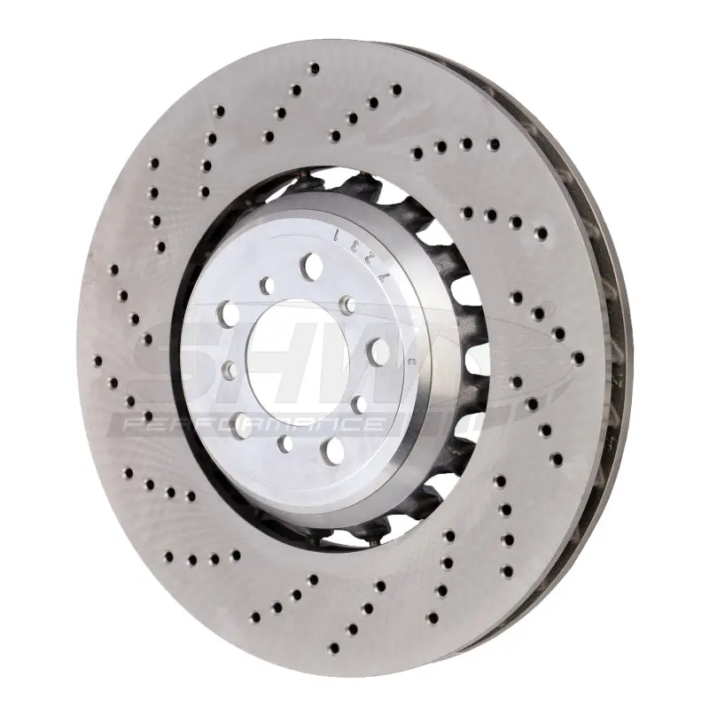Shw 19-21 Bmw M2 Competition 3.0L W/O Ceramic Brakes Left Front Drilled Lw Brake Rotor (34118072017) 1