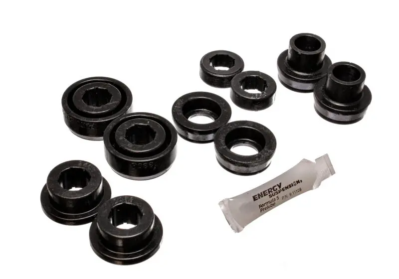 Energy Suspension Front Control Arm Bushings For Saturn Vehicles – Durable Black Polyurethane 1