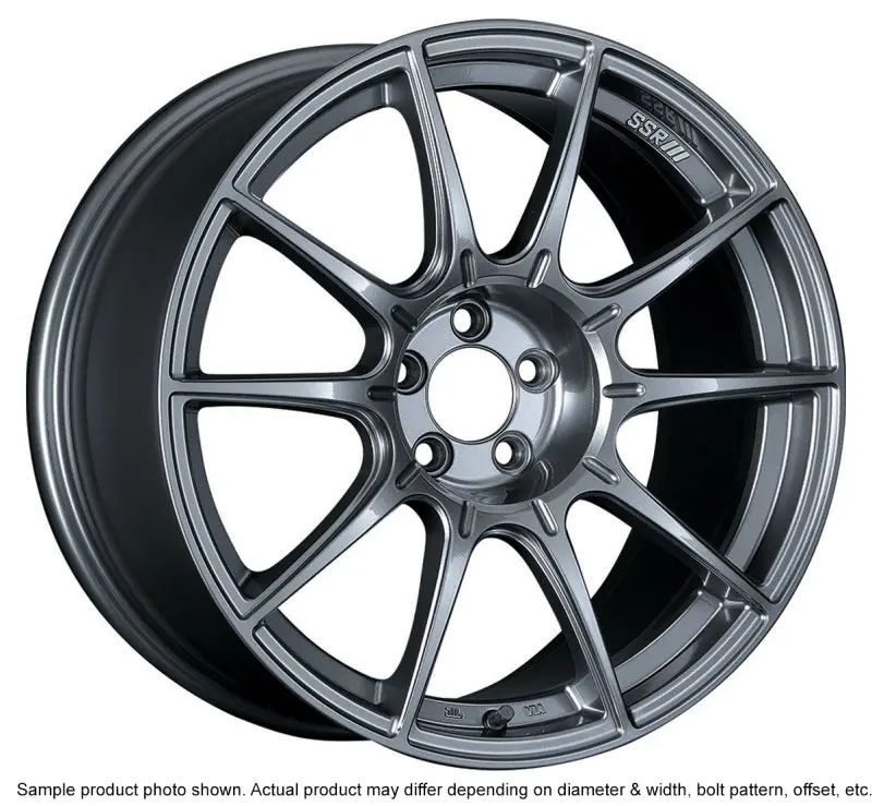 Ssr Gtx01 Forged Alloy Wheel – 19X10.5", 5X114.3, +22Mm Offset, Dark Silver Finish (Fits Evo X, G35, 350Z, 370Z) 1