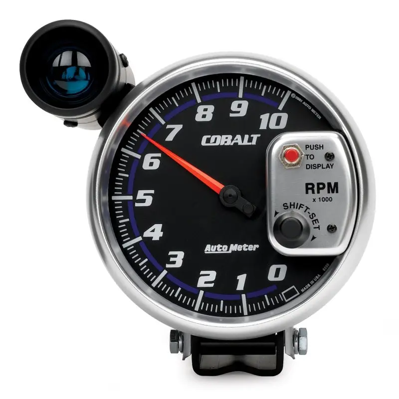 Autometer Cobalt Series 5-Inch Tachometer With Shift Light – 10,000 Rpm Range 1